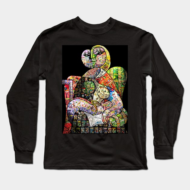 Cubist Comics Long Sleeve T-Shirt by BLZBob